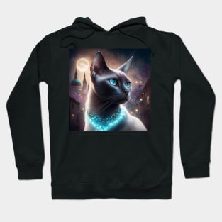 Luminous Burmese Cat Hoodie